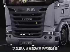 Amortiguador de resorte de cabina de camión Scania 4 CR14/19 1435856 Repuesto de piezas Howo